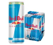 Energético Red Bull Energy Drink, Sem Açúcar 250ml (4 latas) na Amazon