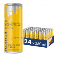 Energético Red Bull Energy Drink, Tropical, 250ml (24 Latas) na Amazon