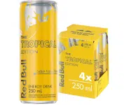 Energético Red Bull Energy Drink, Tropical, 250ml (4 latas) na Amazon