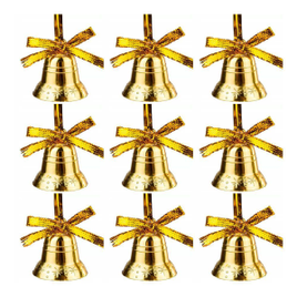 Enfeites de Natal Sinos 9 Peças - Casambiente na Casas Bahia