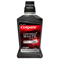 Enxaguante Bucal Colgate Luminous White Carvão 500ml - 2 Unidades na Amazon