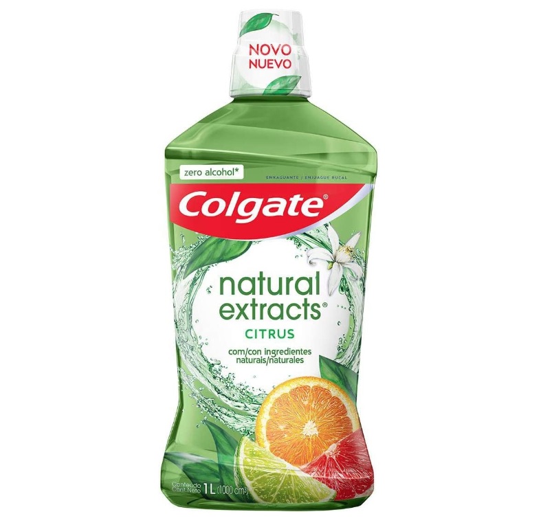 Enxaguante Bucal Colgate Natural Extracts Citrus 1000Ml na Amazon