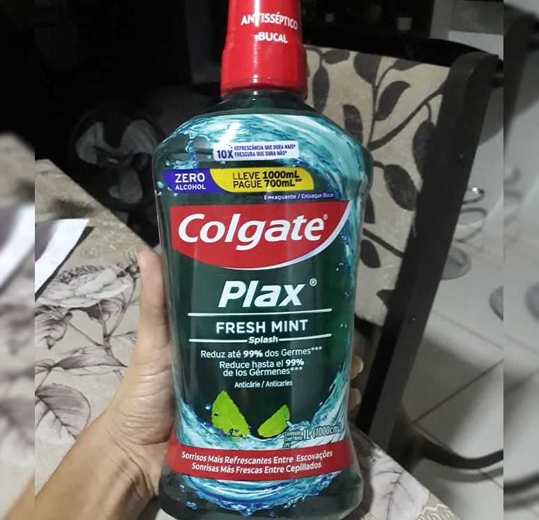 Enxaguante Bucal Colgate Plax Fresh Mint 1000Ml Promo Leve 1000Ml E Pague 700Ml na Amazon