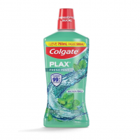 Enxaguante Bucal Colgate Plax Fresh Mint 750ml na Amazon