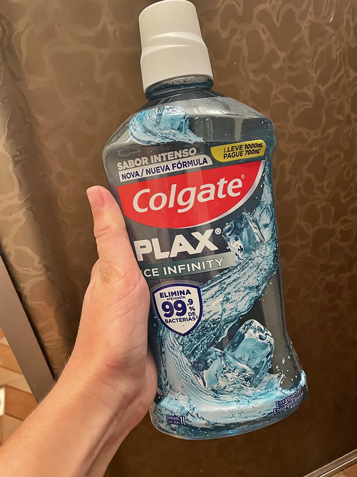 Enxaguante Bucal Colgate Plax Ice Infinity, 1000Ml na Amazon