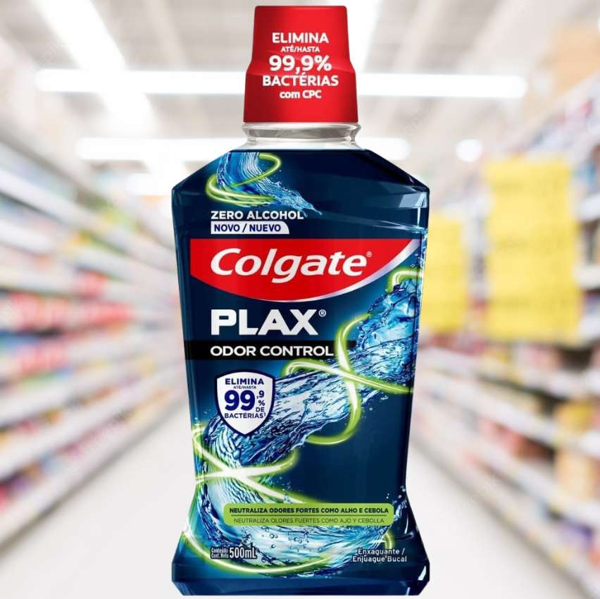 Enxaguante Bucal Colgate Plax Odor Control 500ml na Amazon