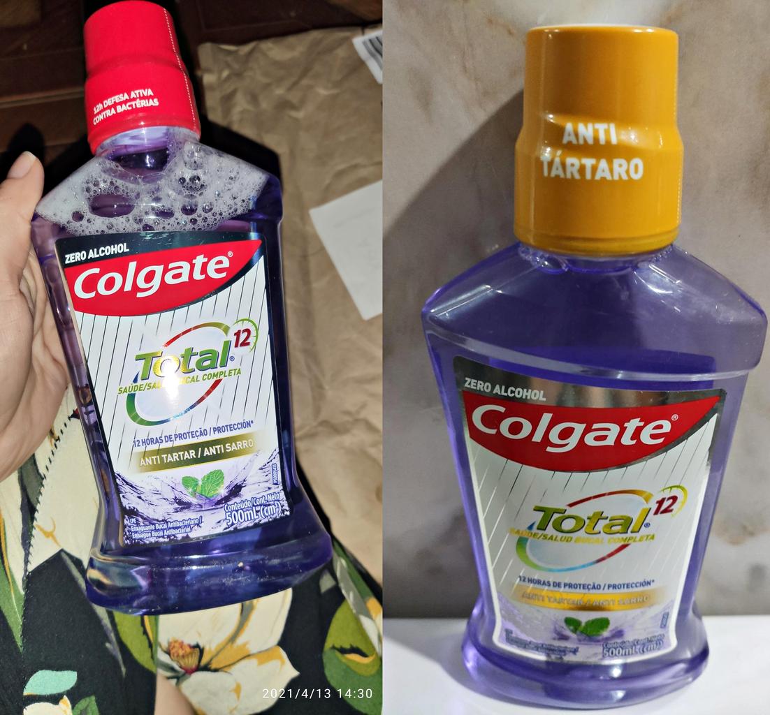Enxaguante Bucal Colgate Total 12 Anti tartar 500ml na Amazon