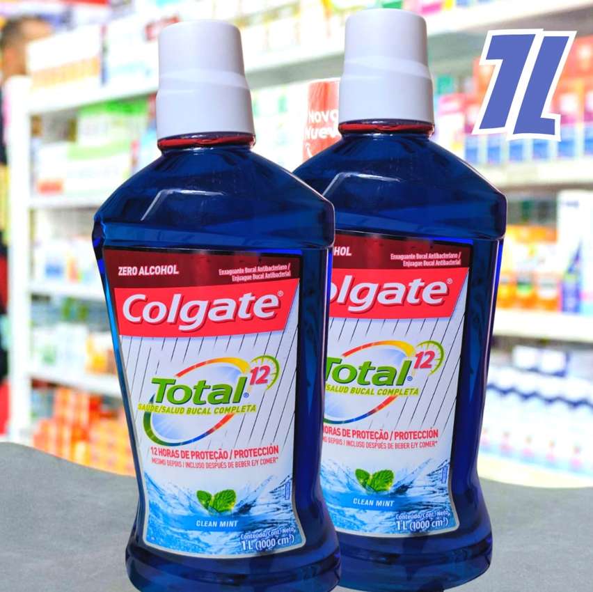 Enxaguante Bucal Colgate Total 12 Clean Mint 1000ml na Amazon