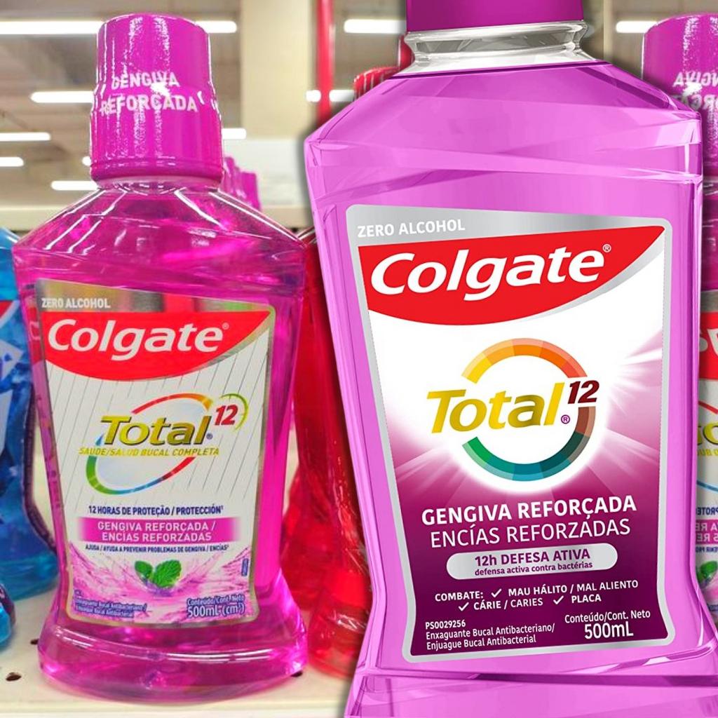 Enxaguante Bucal Colgate Total 12 Gengiva Reforçada 500ml na Amazon