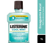 Enxaguante Bucal Sem Álcool LISTERINE® Cool Mint, 1L na Amazon