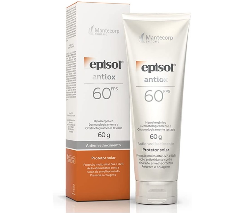 Episol Protetor Solar Antiox FPS60, Mantecorp Skincare na Amazon