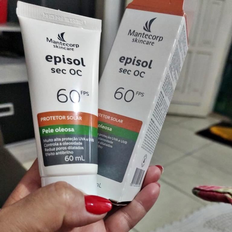 Episol Sec Oc Protetor Solar FPS 60, Mantecorp Skincare na Amazon