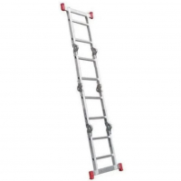 Escada Articulada Multifuncional Alumínio Compacta 13 Posições 8 DEGRAUS Botafogo - Marketplace na Amazon