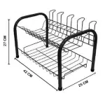 Escorredor De Louça Inox Cromado Pratos Porta Copos Cozinha – Jump Aramados na Magazine Luiza