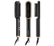 Escova Alisadora Mondial Black Gold Argan EA06 Cabo Giratório 230°C – Bivolt na Casas Bahia
