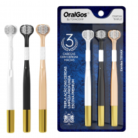 Escova De Dente 3 Faces Ultra Macia, Para Gengivas Sensíveis na Amazon