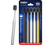 Escova de Dente Adulto, 5 Unidades, Cerdas de Carvão Ativo, Macia, Para Gengivas Sensíveis na Amazon