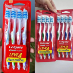 Escova de Dente Colgate Classic Clean Macia 4 unidades | Cores Sortidas na Amazon