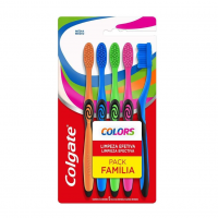Escova De Dente Colgate Colors 5 Unidades na Amazon