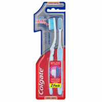 Escova De Dente Colgate Slim Soft Ultra Compact Com 2 Unidades na Pague Menos