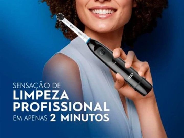 Escova de Dente Elétrica Oral-B Charcoal 1 unidade. na Amazon