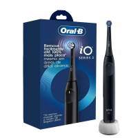 Escova De Dente Elétrica Oral-B IO2, 1 Cabo + 1 Refil + Carregador - Preto na Netshoes