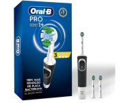 Escova de Dentes Elétrica, Cabeça Redonda, Cabo Ergonômico, 3 refis Precision Clean, Oral-B PRO Series 1+ na Amazon