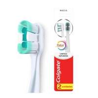 Escova Dental Colgate Total Limpeza Espumosa Suave 2 Unidades na Amazon