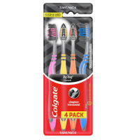 Escova Dental Colgate ZigZag Carvão 4 Unid, CN07784A, Preto na Amazon