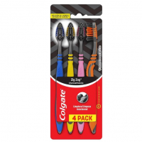 Escova Dental Colgate ZigZag Carvão 4 Unid na Amazon