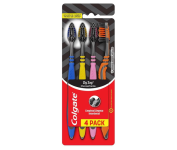 Escova Dental Colgate ZigZag Carvão 4 unidades na Amazon