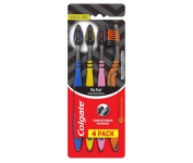 Escova Dental Colgate ZigZag Carvão 4 unidades na Amazon