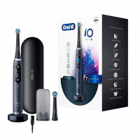 Escova Dental Elétrica Oral-B IO9 Black Onyx Series Com Cabo Recarregável na Casas Bahia
