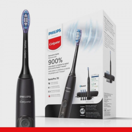 Escova Dental Elétrica Philips Colgate Sonic Pro 70 Recarregável na Americanas