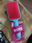 Escova Raquete Flex, Azul, Ricca na Amazon