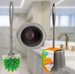 Escova Sanitária com Suporte Banheiro, Alklin na Amazon