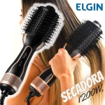 Escova Secadora Agile Hair Tourmaline íon Elgin 1200W 4 em 1 Bivolt -Seca, Alisa, Modela e dá volume na Amazon