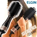 Escova Secadora Agile Hair Tourmaline íon Elgin 1200W 4 em 1 Bivolt -Seca, Alisa, Modela e dá volume na Amazon