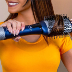 Escova Secadora Britânia Multi BES10 2 em 1 1000W 2 Temperaturas + 2 Velocidades Azul na Magazine Luiza