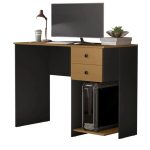 Escrivaninha Mesa de Computador com 2 Gavetas e Suporte para CPU na Amazon