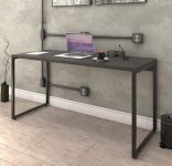 Escrivaninha Trevalla Kuadra Me150-E10 Industrial 150cm Preto Onix na Amazon
