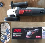 Esmerilhadeira angular Skil 9004 4 1/2″ 830W 127V com 5 Discos na Amazon