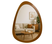 Espelho Orgânico em Moldura Elegante 65x50cm na Amazon