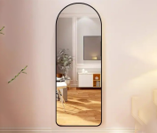 Espelho Oval Moldura Preto Sala Quarto Hall 100×30 Grande Decorativo na Amazon