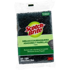 Esponja para Grelhas e Churrasqueiras - Scotch-Brite na Amazon