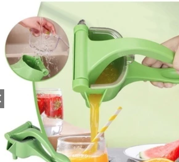 Espremedor De Frutas Manual Facil E Prático Todas Frutas na Shopee