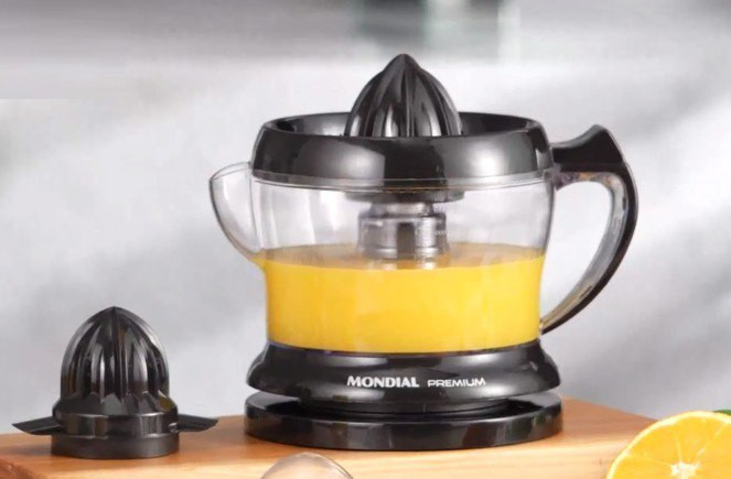 Espremedor de Frutas Mondial Premium E-02 – Preto – 110V na Casas Bahia