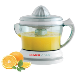 Espremedor de Frutas Mondial Turbo Citrus com 25W com Jarra - E-01 na Casas Bahia