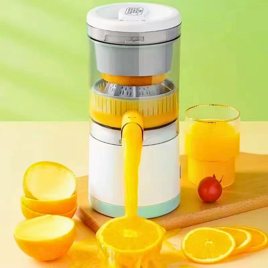 Espremedor Elétrico Laranja Limão Frutas Fazer Sucos Recarregável usb na Shopee