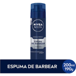 Espuma de Barbear Nivea Men Original Protect 200ml na Riachuelo